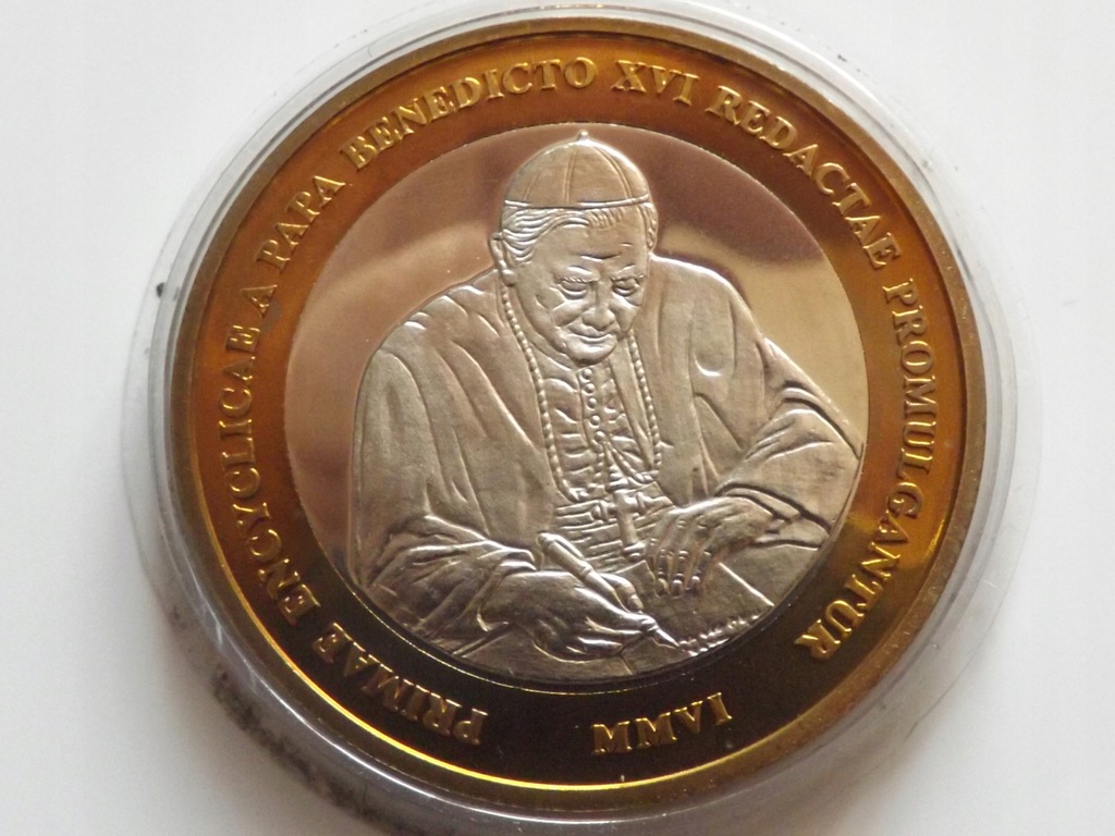 Pontyfikat MMVI Benedykt XVI / Bazylika Św. Piotra , medal 34.5 mm