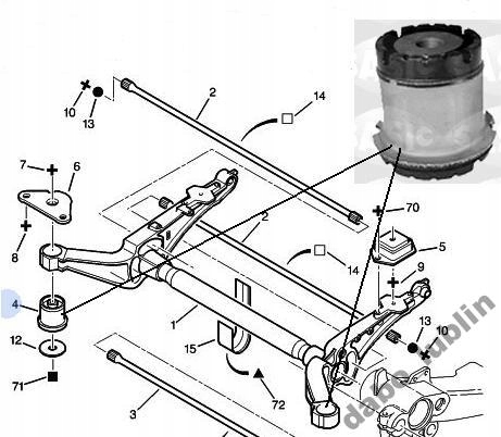 Poduszka Belki Tył Citroen Xsara Picasso Berlingo - 7524980741 - Oficjalne Archiwum Allegro