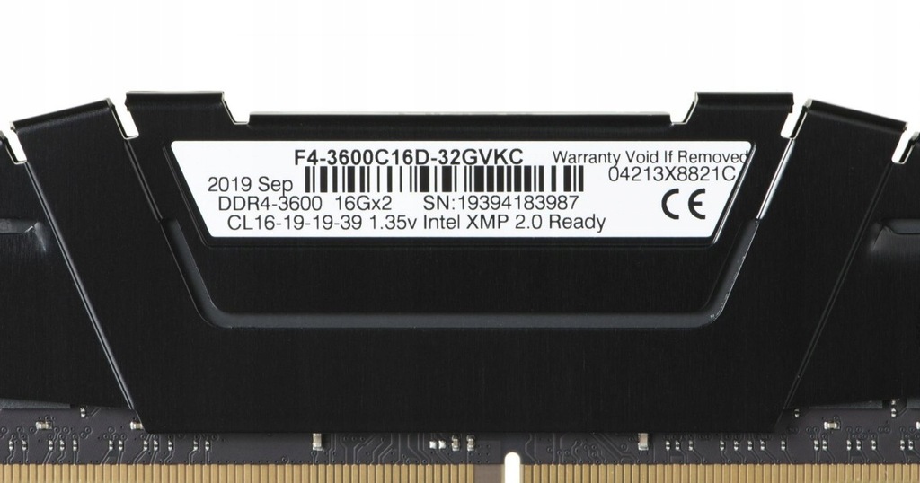 Zestaw pamięci G.SKILL RipjawsV DDR4 DIMM 2 x 16GB