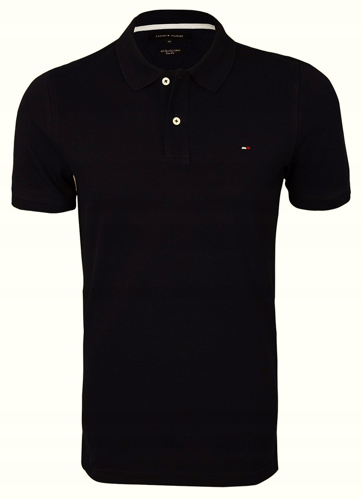 POLO T-SHIRT TOMMY HILFIGER CZARNY XXL