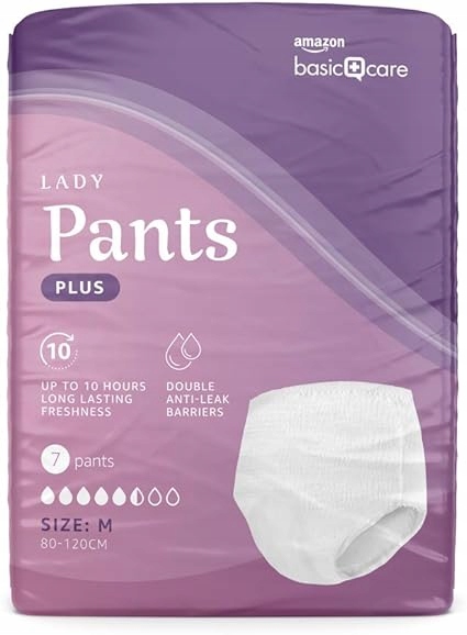 Amazon Basic Care majtki damskie dyskretne regularne Medium 7szt M