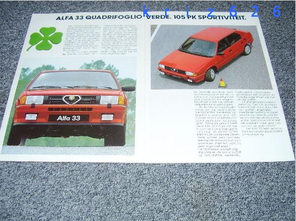 Alfa Romeo 33 Quadrifoglio Verde - 1984 - unikat
