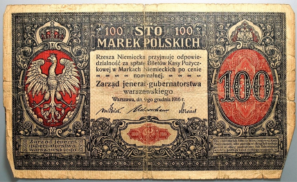 1916 100 Sto Marek Polskich Jenerał, seria A (1)