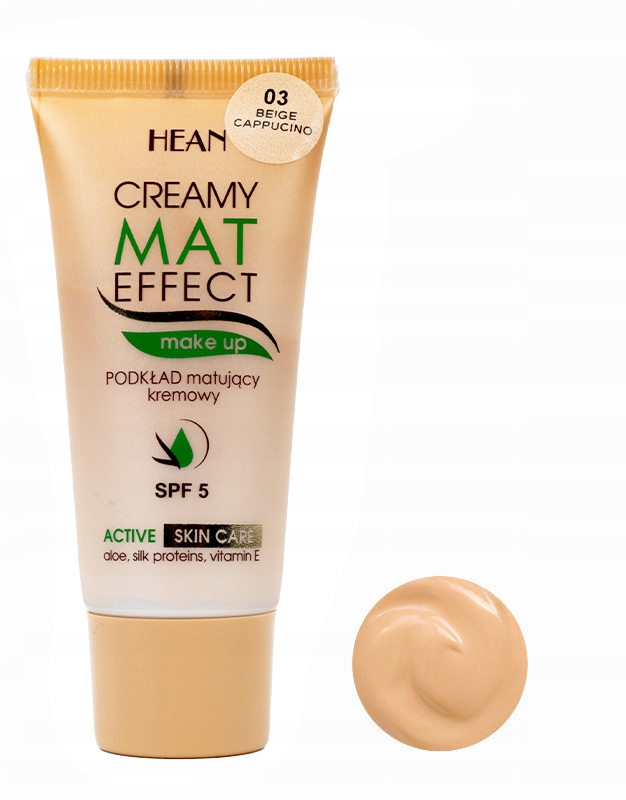 HEAN - Mat effect Fluid matujący BEŻOWY CAPPUCINO