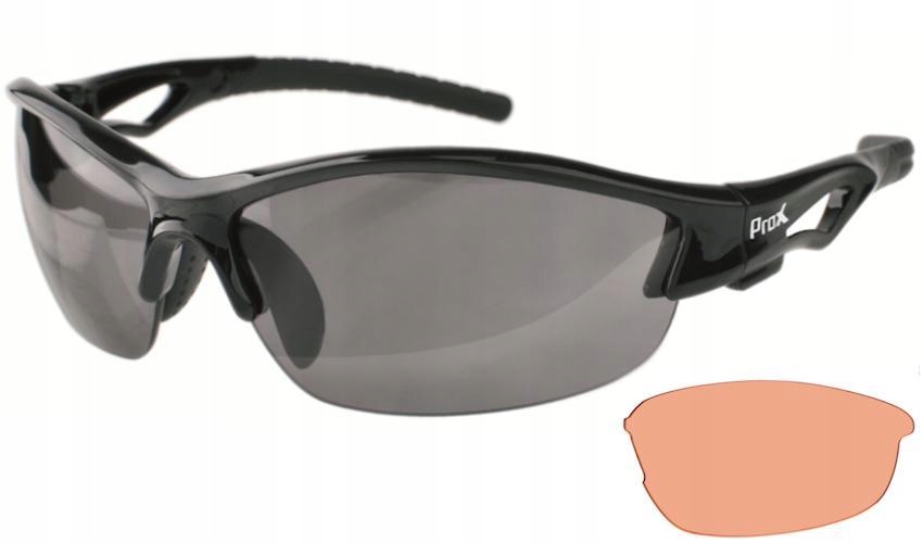 Okulary rowerowe Prox UV400 soczewki disajnerskie