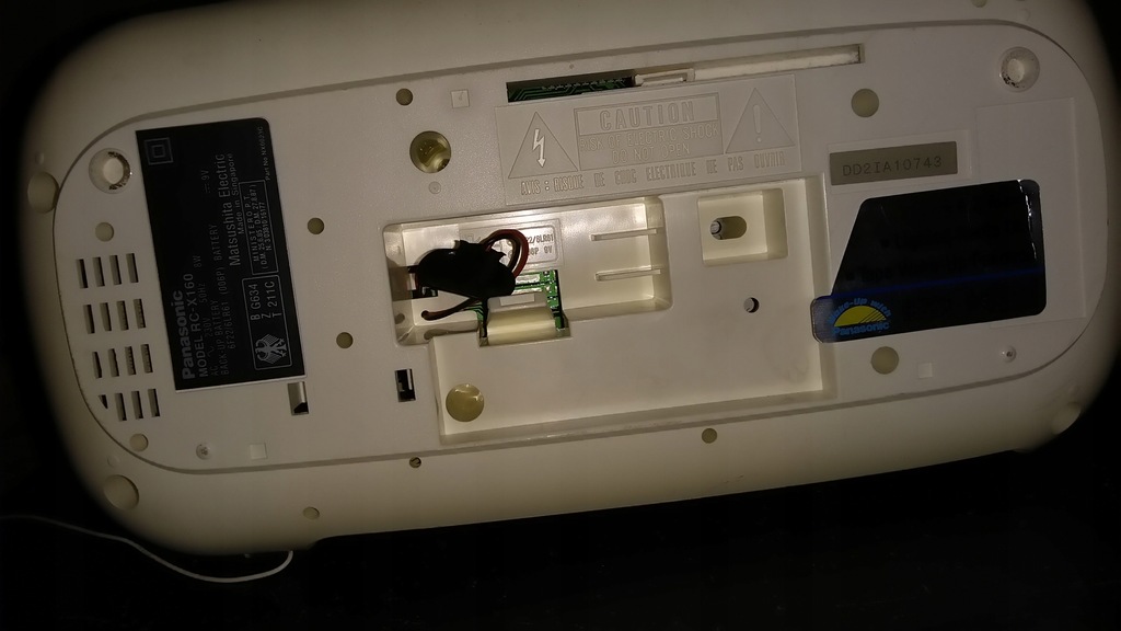 Panasonic zegar, budzik RCX160 11458724694