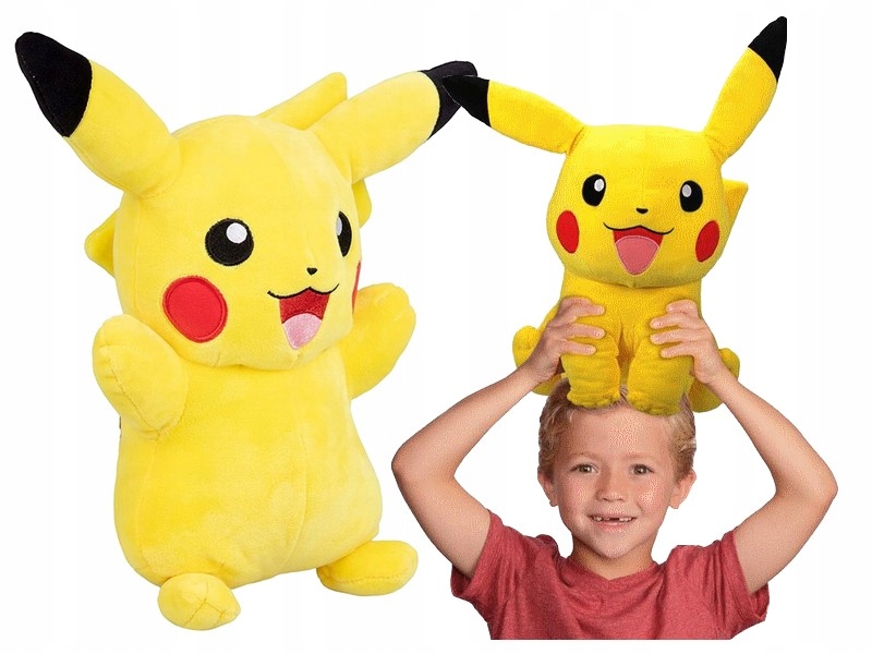 POKEMON PIKACHU DUŻA MASKOTKA 40 cm mięciutki pluszak