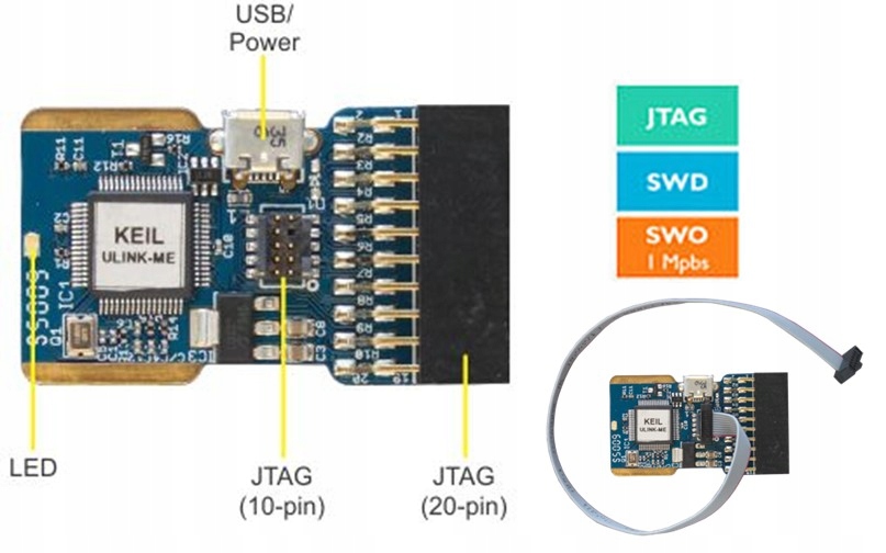 ULINK 2 ME Programator Debugger ARM JLINK Arduino