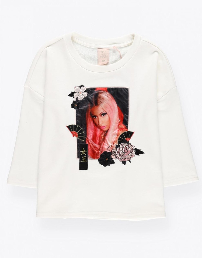 12R047 H&M__MJ9 BLUZA NICKI MINAJ__M