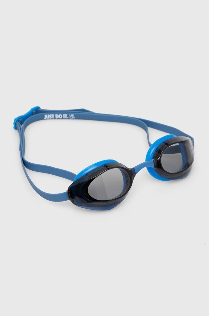 Nike okulary pływackie Vapor kolor niebieski NESSA177