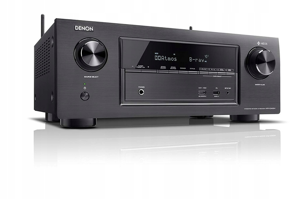 Купить Denon AVR-X2400H Черный 7.2 Heos/Atmos 7x150 Вт: отзывы, фото, характеристики в интерне-магазине Aredi.ru