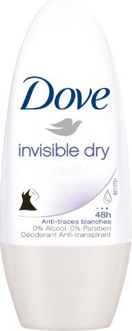 Dove Deo roll on 50ml invisible dry