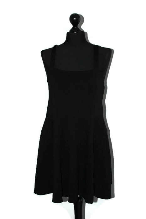 z7*H&M DIVIDED* Czarna tunika sukienka L 40