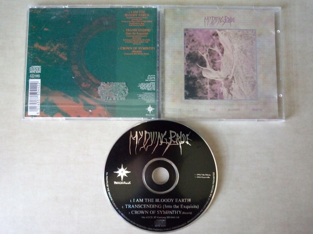 My Dying Bride - I Am The Bloody Earth CD EP 1994