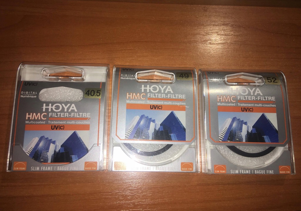 Filtr UV HOYA HMC 40.5 mm, 49mm, 52mm Nowe