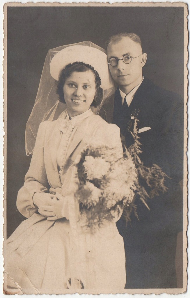 Zdjęcie ślubne atelier Adolf Barth Zabrze