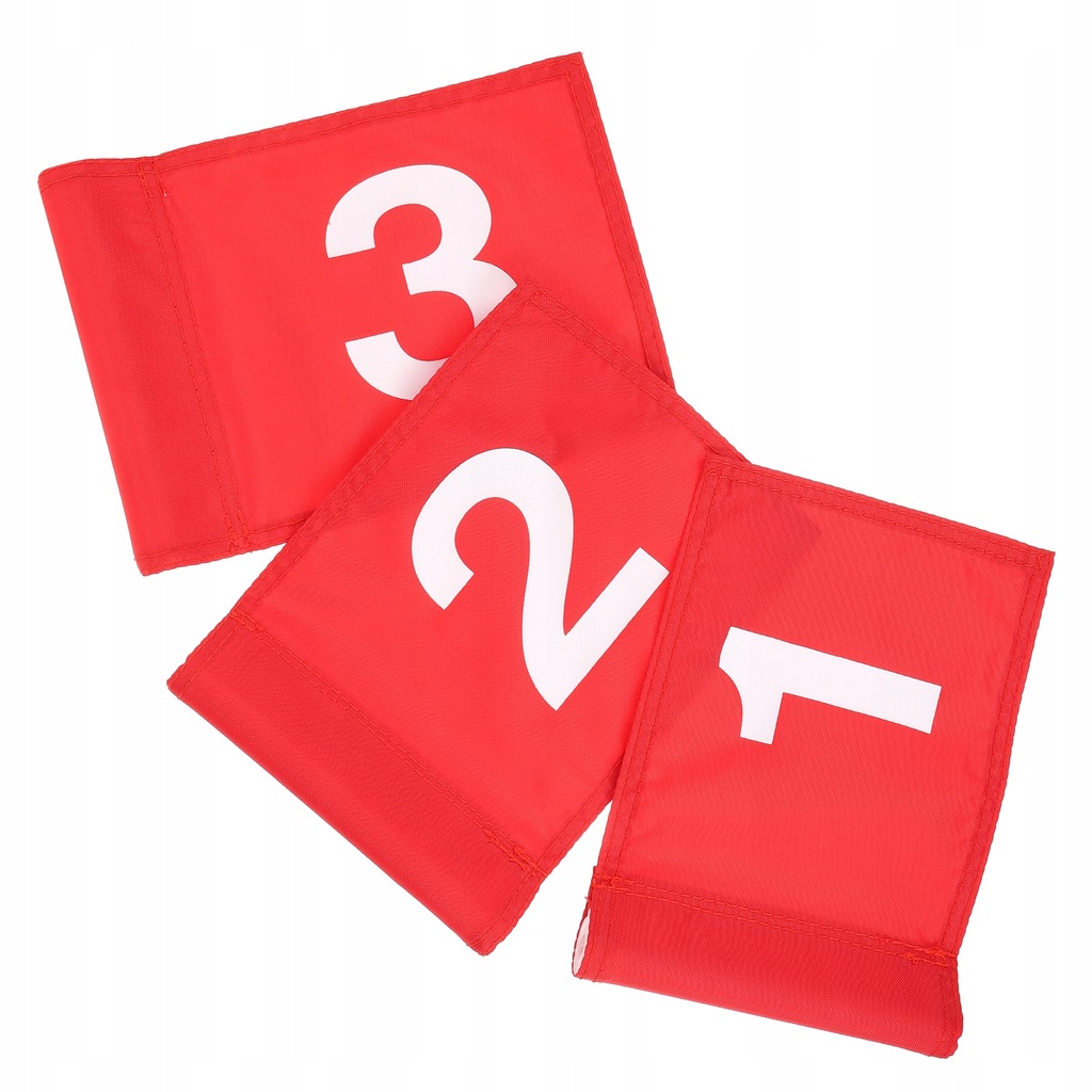 FLAGI GOLFOWE NUMERYCZNE Z NYLONU NARZĘDZIA TRENINGOWE