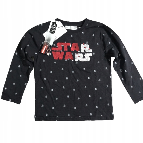 Bluzka z cekinami Star Wars ZARA Kids, r.110