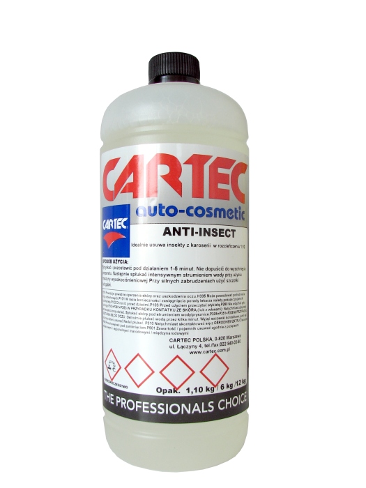 CARTEC ANTI-INSECT 1l - usuwa insekty z karoserii