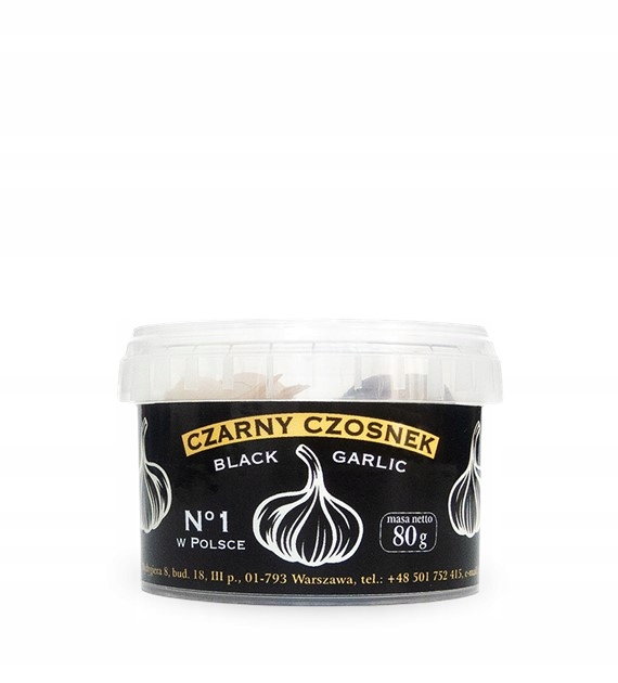 Czarny czosnek BIO 80 g - Pięć Przemian