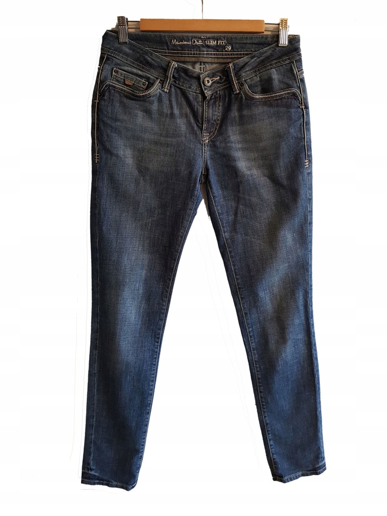 MASSIMO DUTTI-wygodne jeansy slim fit 40
