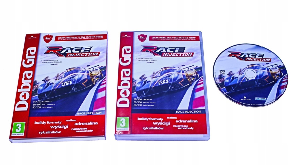 RACE INJECTION BOX ENG PC PUDEŁKO PO GRZE