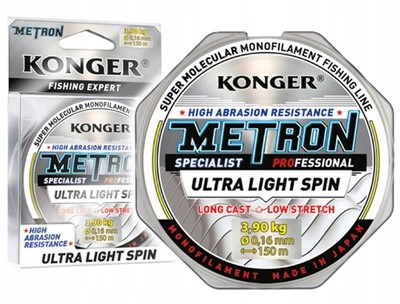 Żyłka KONGER Metron Ultra Light Spin 0,16mm 150m