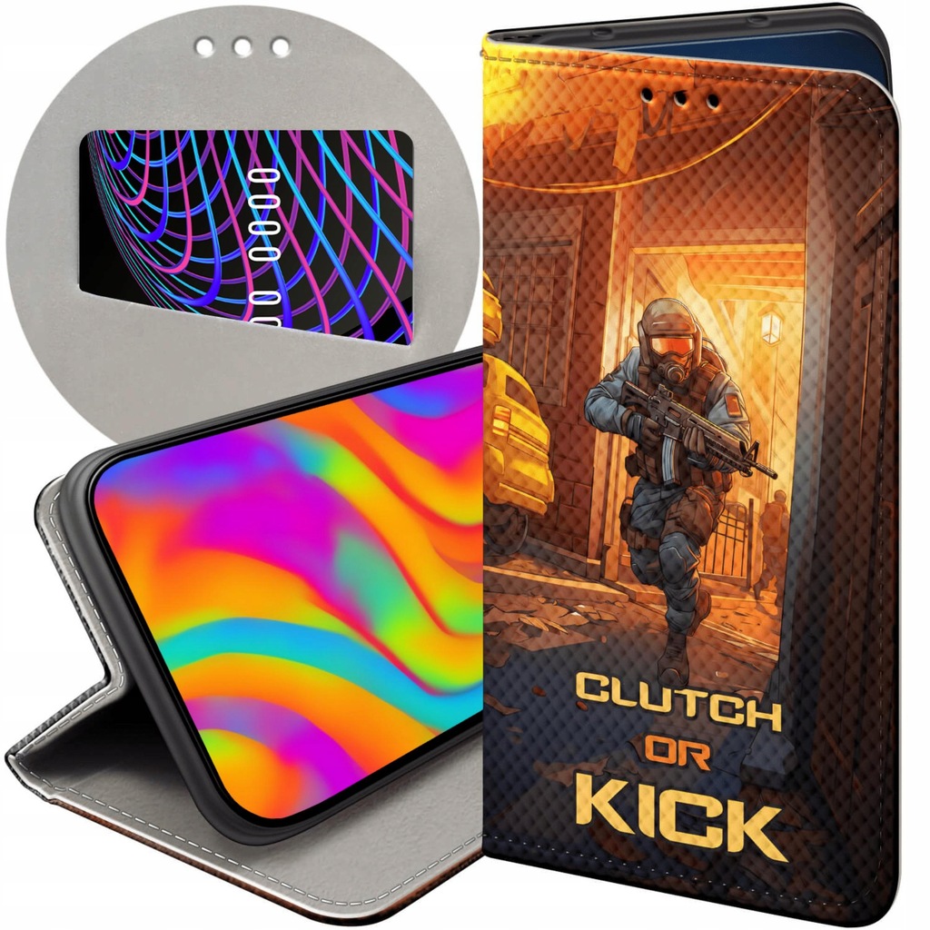 ETUI Z KLAPKĄ DO SAMSUNG GALAXY A3 2017 WZORY CS GO COUNTER-STRIKE FUTERAŁ