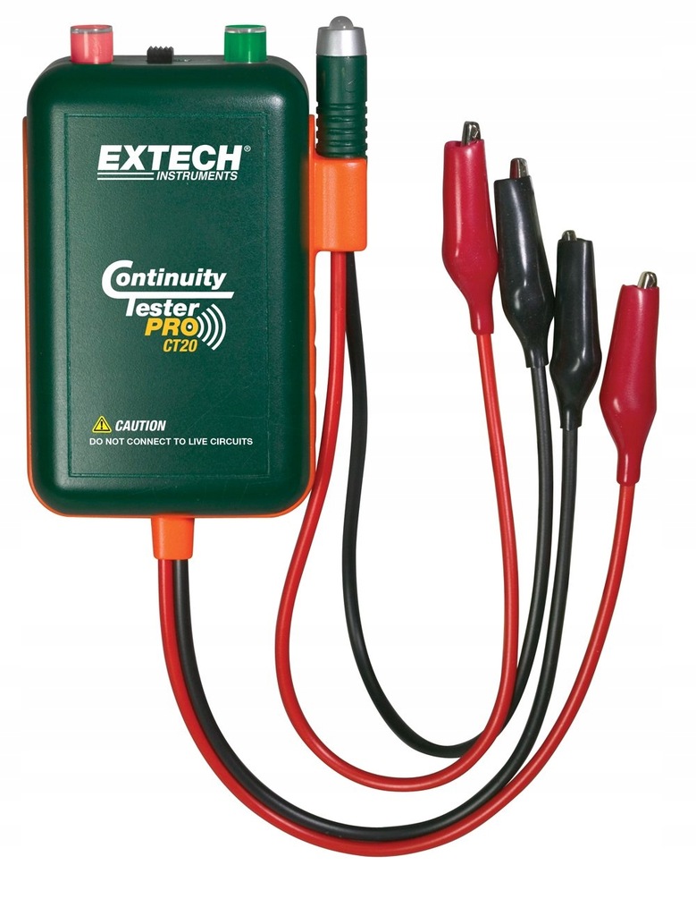 EXTECH CT20 TESTER CIĄGŁOŚCI I PRZEWODÓW