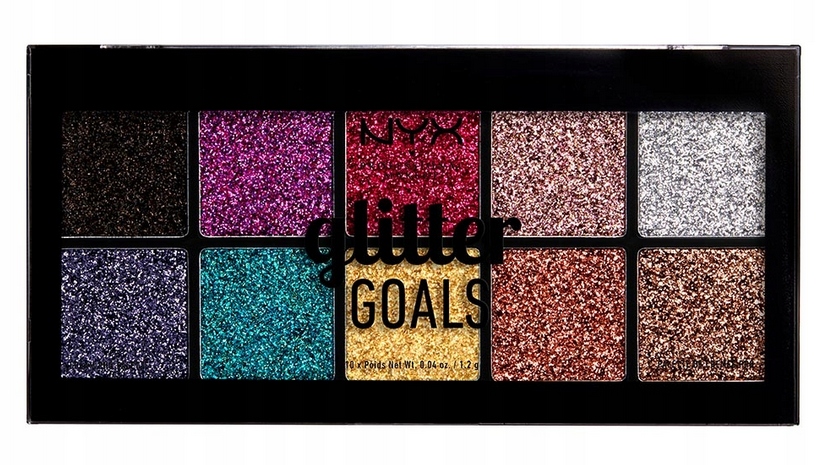 NYX GLITTER GOALS PALETA CIENI BROKATOWYCH DU190 - 12693225871 ...