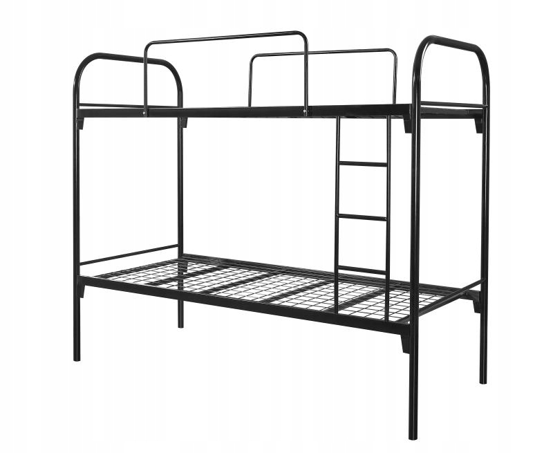 ŁÓŻKO PIĘTROWE METALOWE PRACOWNICZE Z MATERACAMI - 8350972894