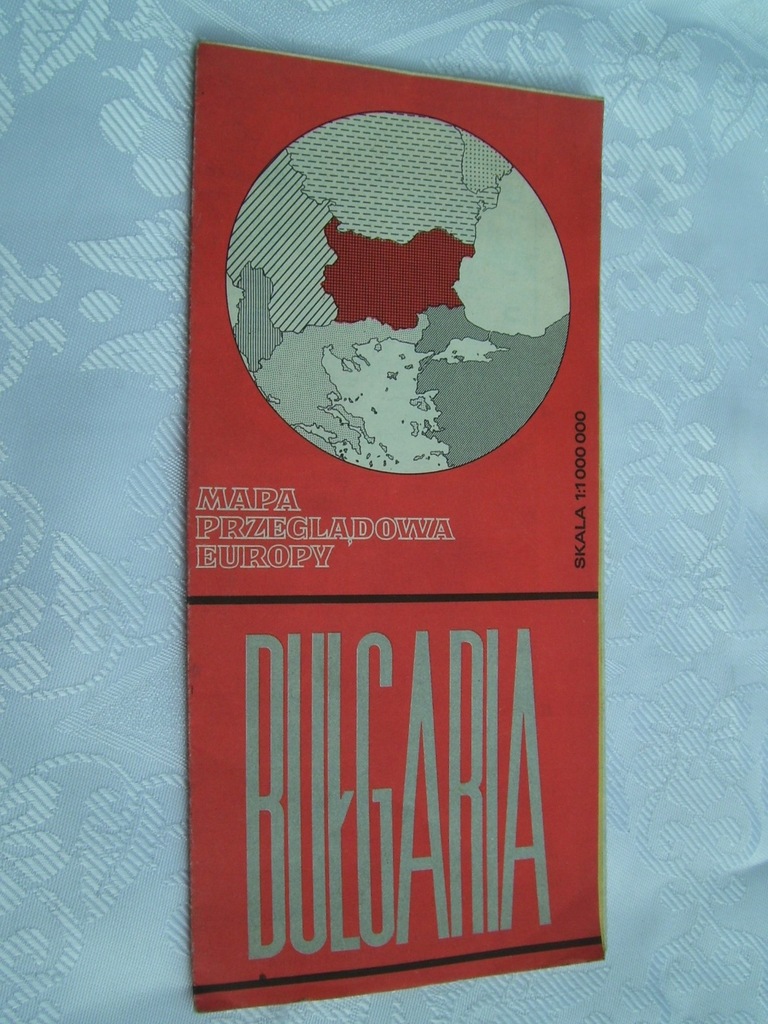 BUŁGARIA 1984- SKALA 1:1 000 000