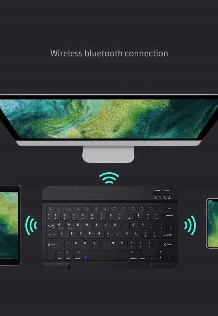 Купить БЕСПРОВОДНАЯ Bluetooth-клавиатура для iPad iPhone: отзывы, фото, характеристики в интерне-магазине Aredi.ru