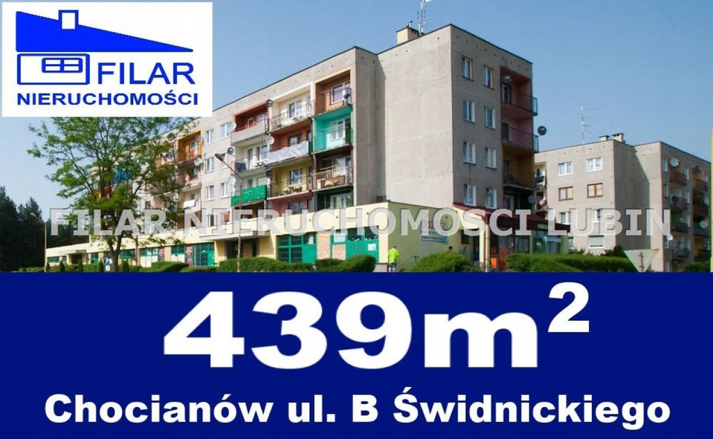 Komercyjnie Chocianów, polkowicki, 439,00 m²