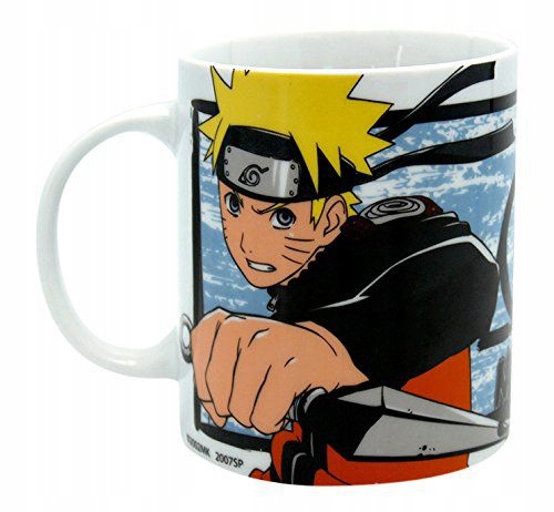 NARUTO SHIPPUDEN KUBEK 320 ML -KAKASHI+NARUTO- WIT