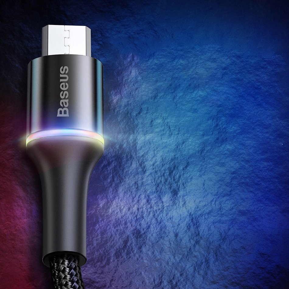 Купить Кабель Baseus Strong Micro USB 2А со светодиодом 200см: отзывы, фото, характеристики в интерне-магазине Aredi.ru