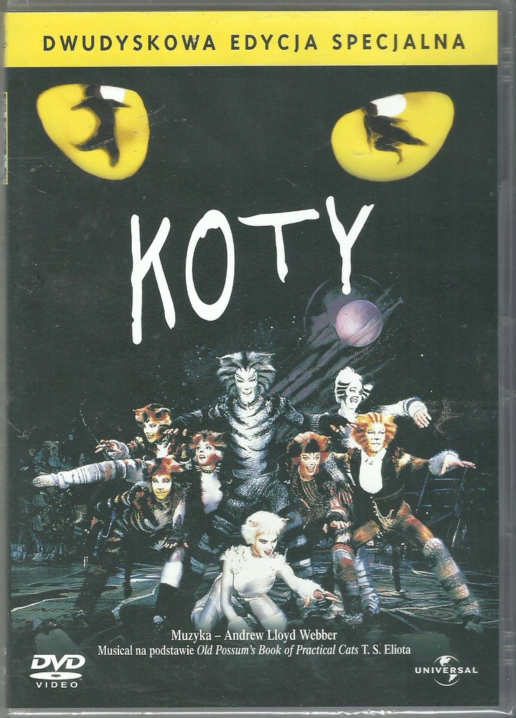 KOTY UNIKATOWE WYDANIE 2DVD FOLIA PL WEBBER