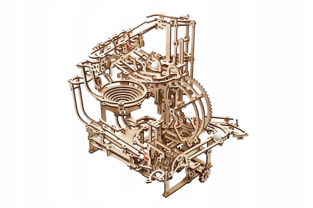 Wciągnik Stopniowy Marble Run Model UGEARS kulki