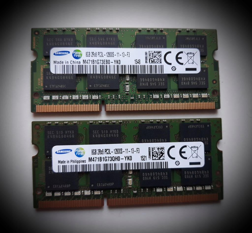 Pamięć do laptopa Samsung 8GB DDR3 SODIMM