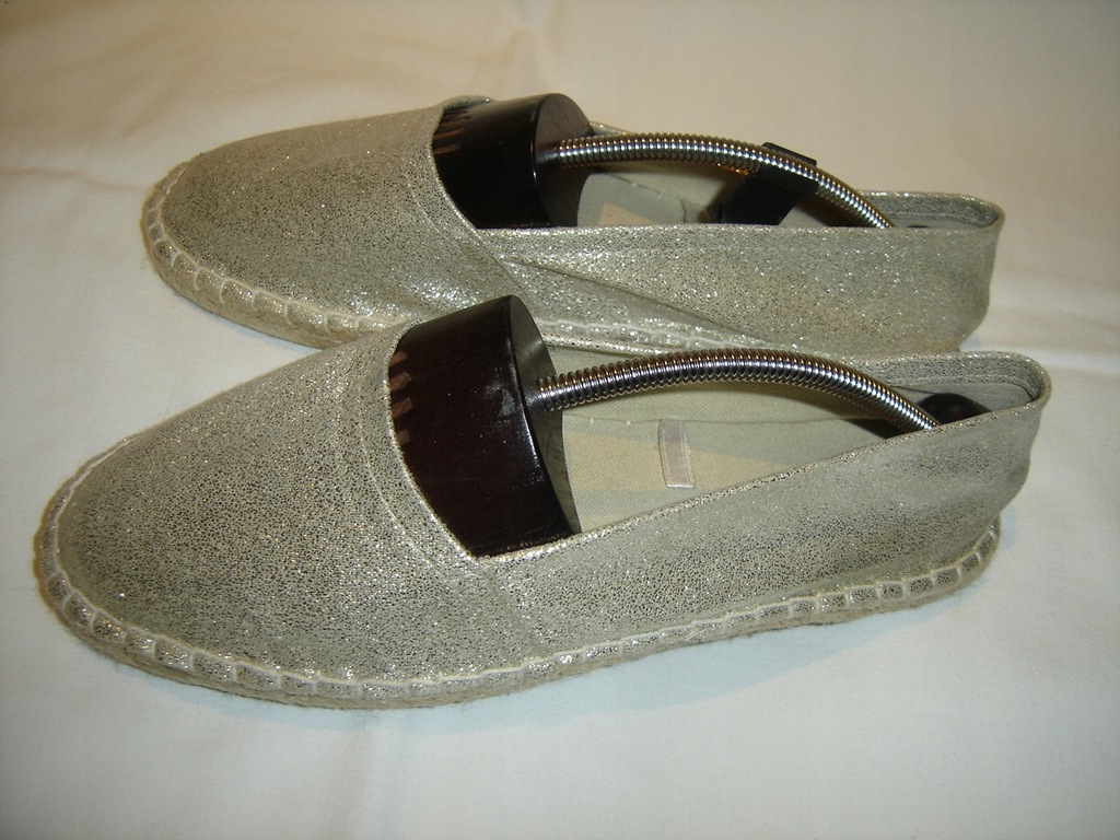 MY WEAR złote espadryle JAK NOWE 38 dł. wkł. 25 cm