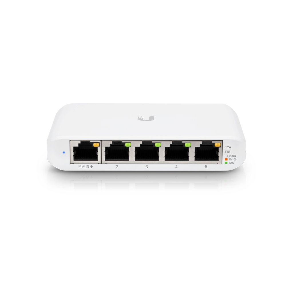 Switch Ubiquiti USW-Flex-Mini UniFi 5x RJ45 1000Mb/s 1x PoE In