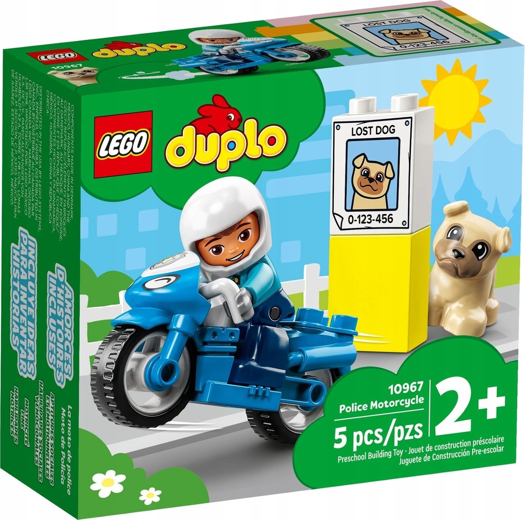 LEGO DUPLO Motocykl policyjny 10967