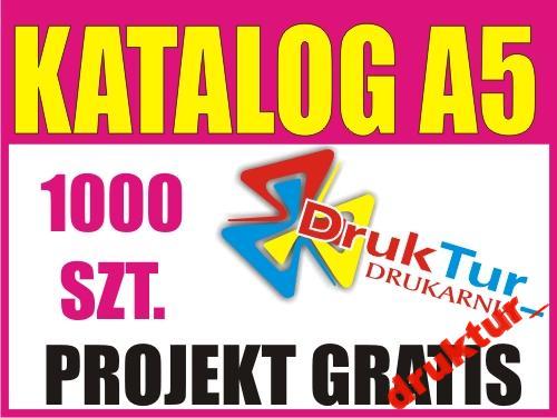 KATALOG firmowy ofertowy A5 8str 500 szt+PROJEKT