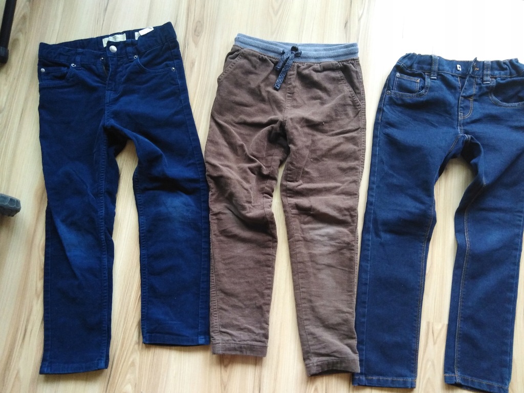 Spodnie jeans sztruks C&A carry r 122
