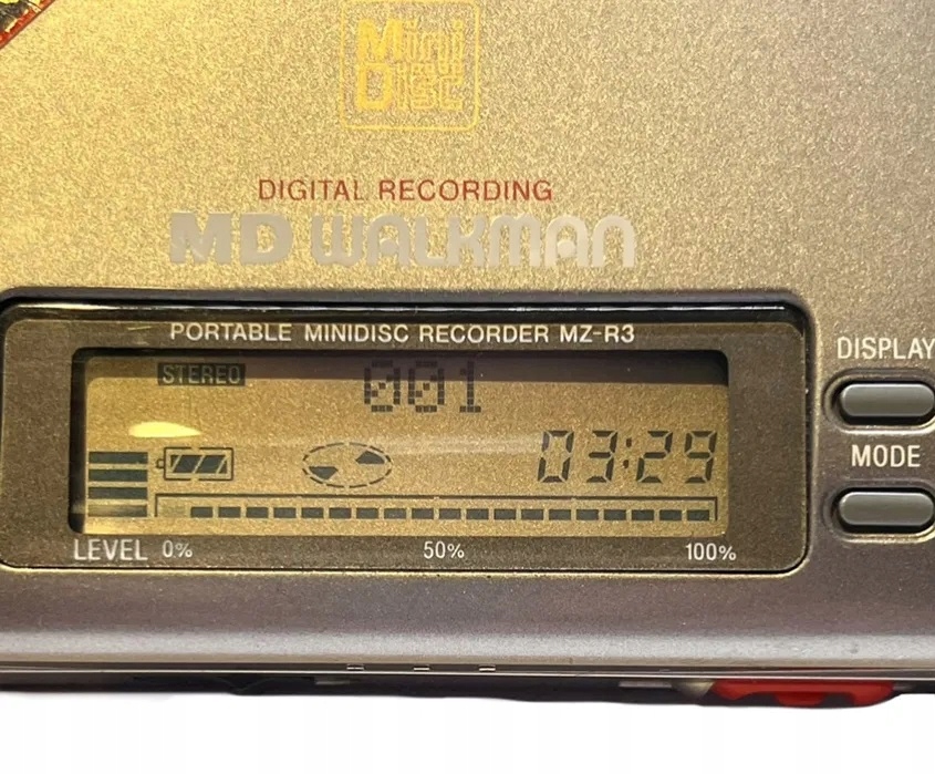 Walkman MD Sony MZ-R3 MiniDisc Pilot Unikat ! - 12596978680