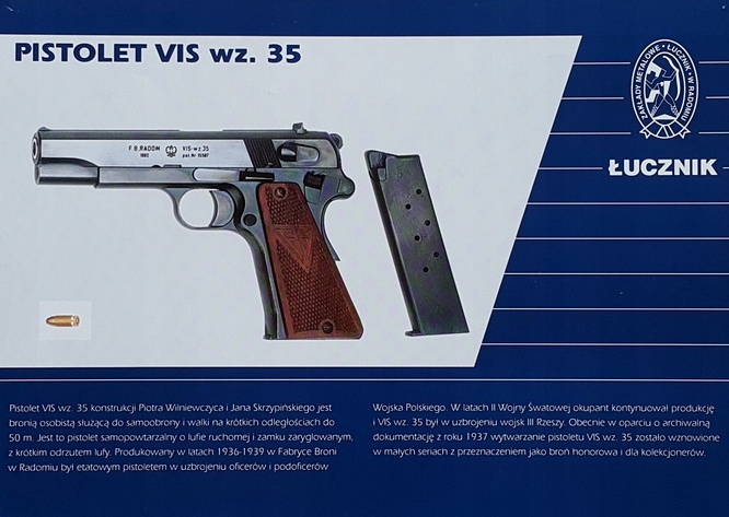 Pistolet Vis wz. 35 - Łucznik - prospekt folder