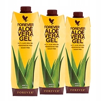 3 x Forever Aloe Vera Gel 1L WZMOCNIJ ODPORNOŚĆ