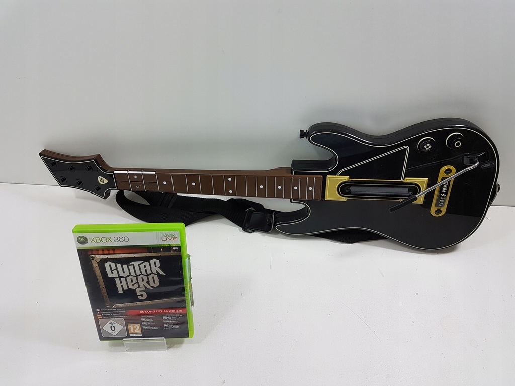 GITARA GUITAR HERO XBOX + GRA GUITAR HERO 5 OKAZJA