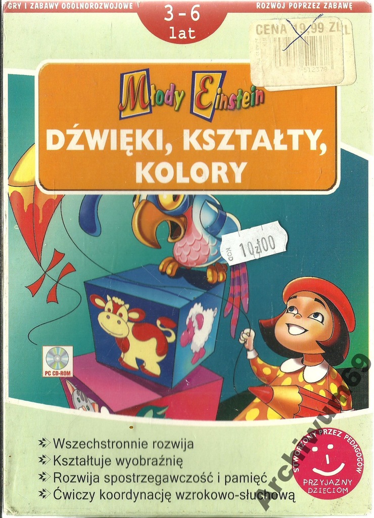 MŁODY EINSTEIN DŹWIĘKI KSZTAŁTY KOLORY H3