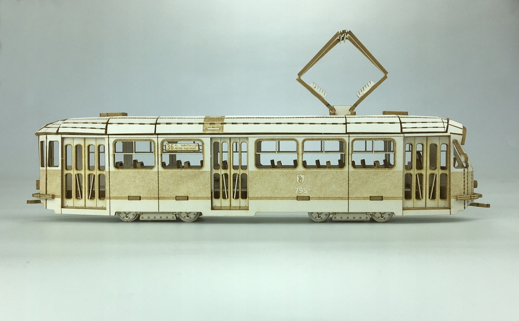 Купить Картонная модель - Трамвай 13Н, масштаб 1:72.: отзывы, фото, характеристики в интерне-магазине Aredi.ru